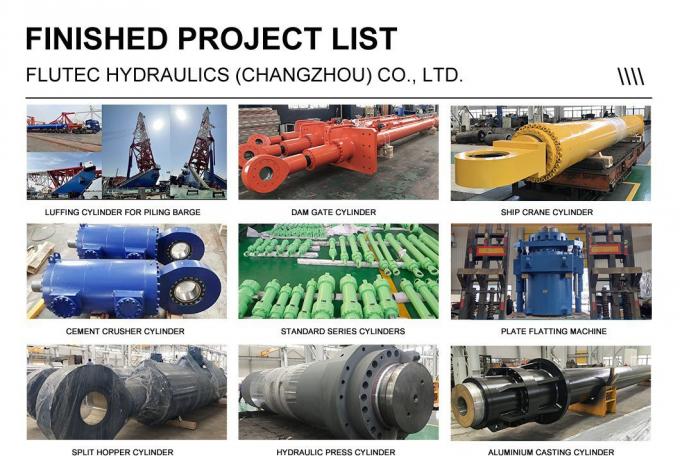 Flutec 3500тонный главный цилиндр для прессовой машины для формования металлов 8