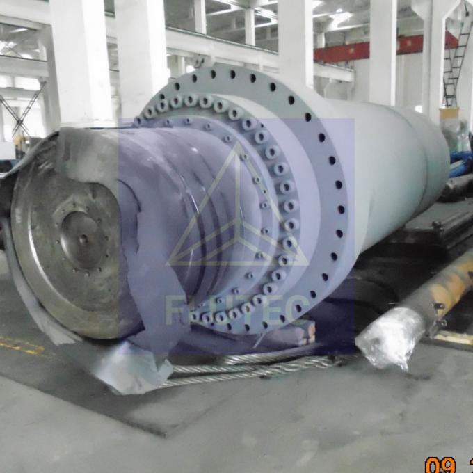 ISO9001 4000Ton Гидравлический цилиндр на заказ Большая скважина для подъемной платформы 2