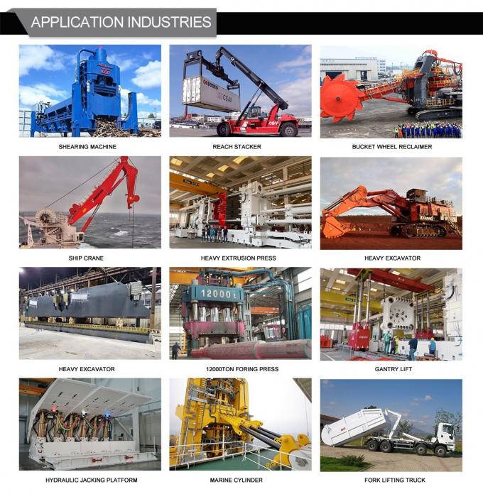 Изготовленный Tailer Extra Large Extrusion Hydraulic Press Cylinder для сталелитейной промышленности 8
