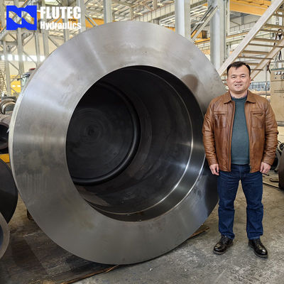 Custom Press Machine Forged Hydraulic Cylinder Tube For 16000 Ton Press